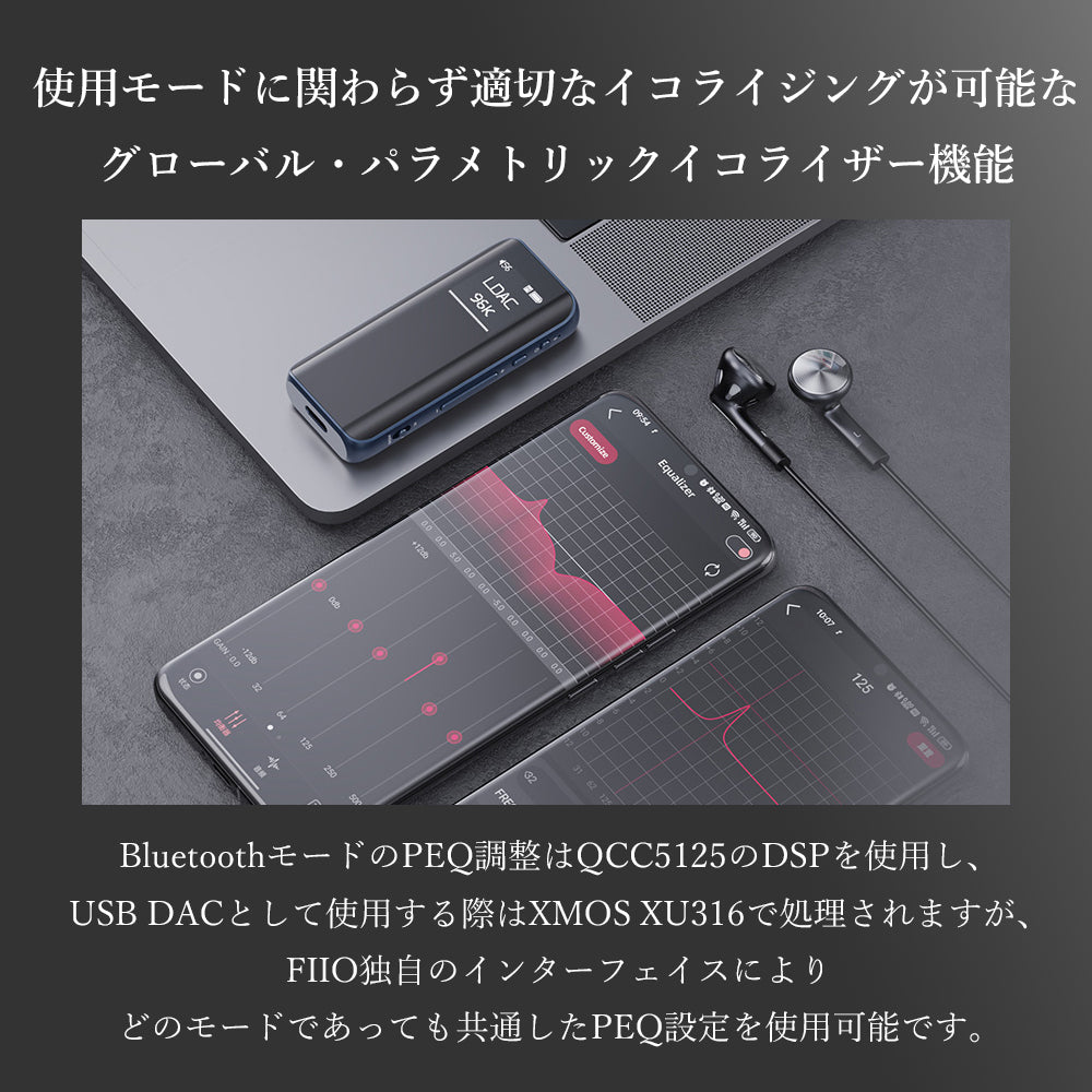 FIIO BTR15 Dark Blue FIO-BTR15-L – エミライダイレクトストア