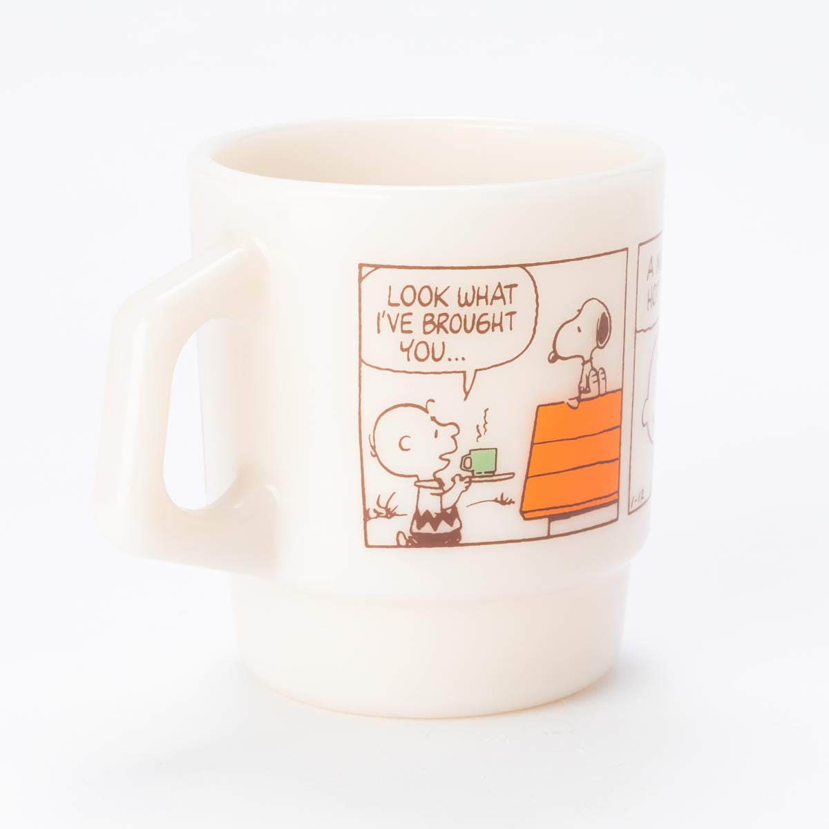 Fire-King スタッキングマグ Peanuts [HOT CHOCOLATE] ライト