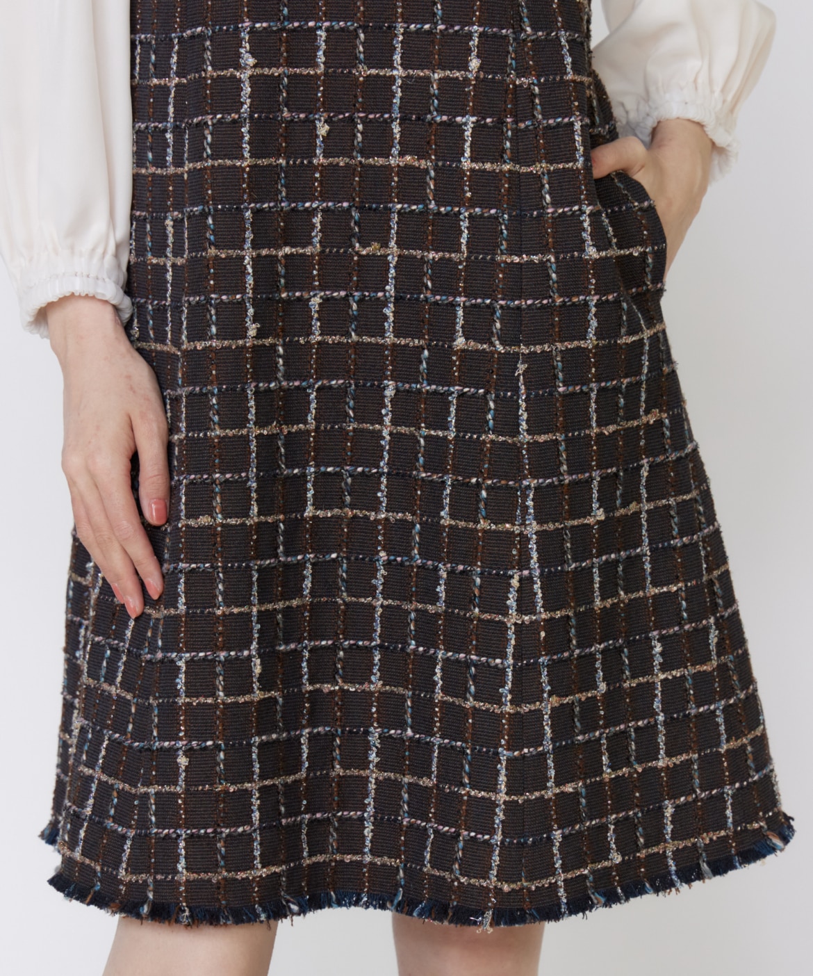 フランドル45周年限定コレクション》リントンツイードワンピース《M