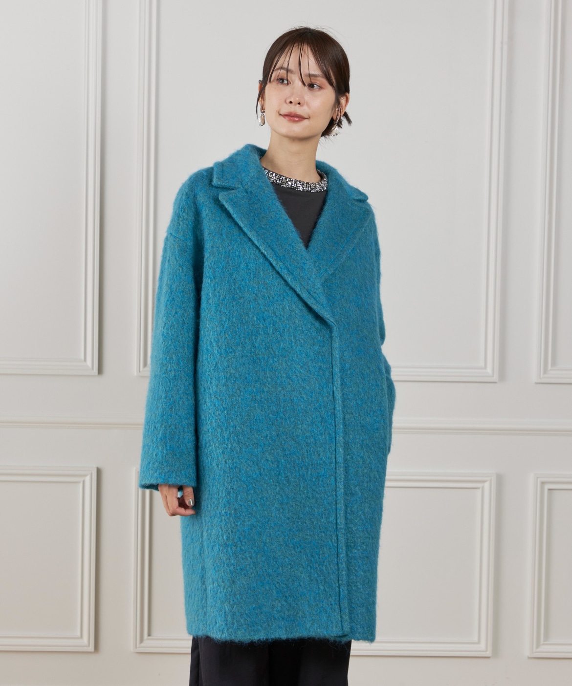 シャギーチェスターコート｜Le Souk（ルスーク）｜フランドル（FLANDRE