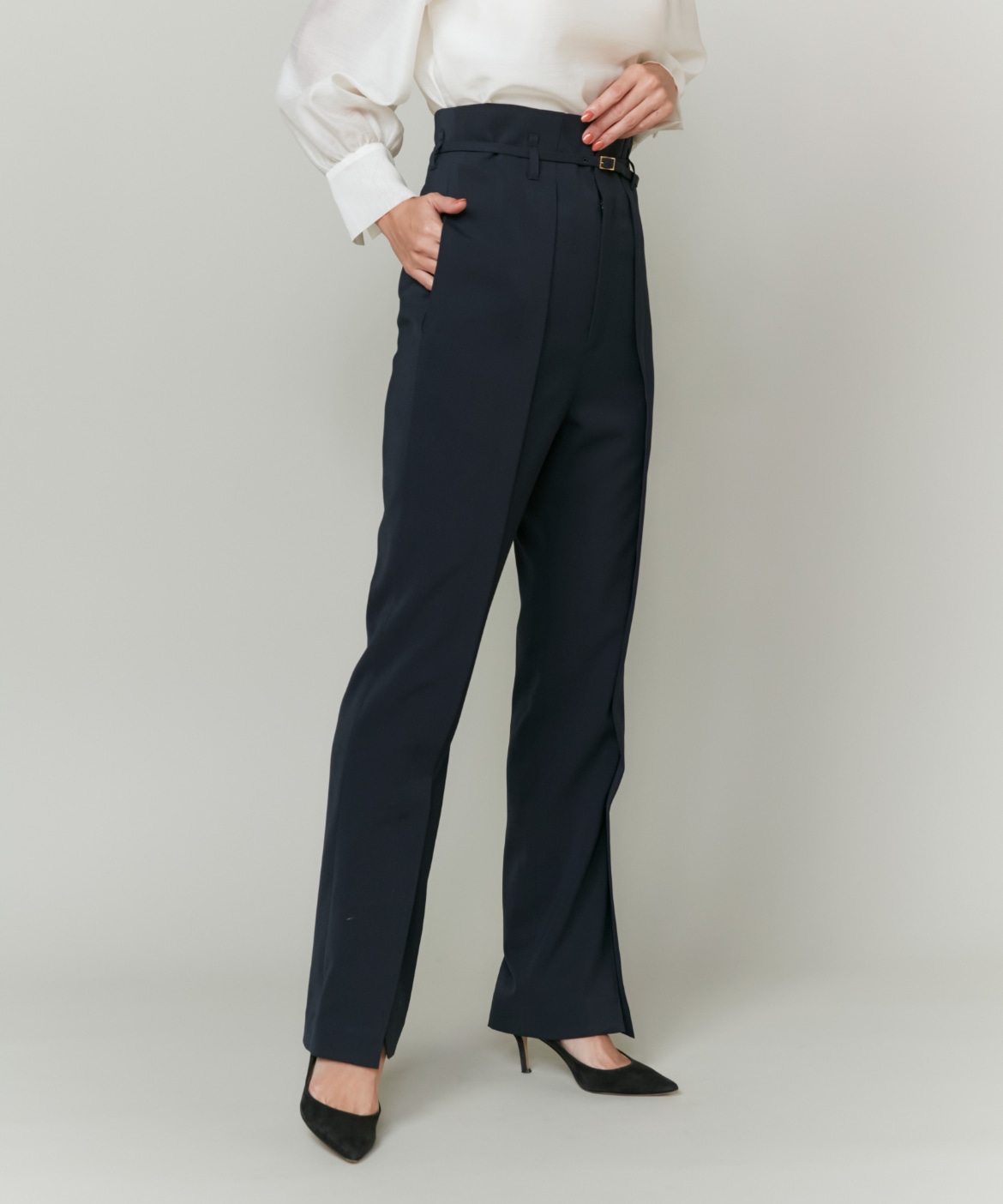 STORYコラボ》ベルト付き2WAYパンツ《ROBE SUPERIOR CLOSET》｜INED