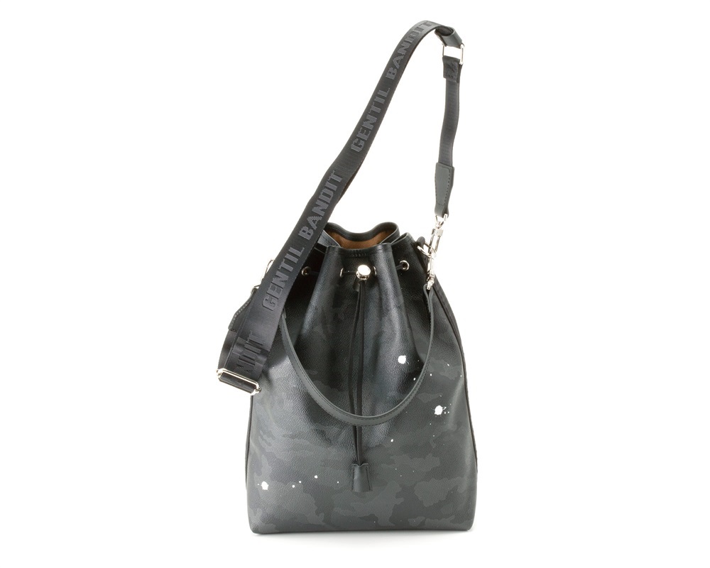 GENTIL BANDIT 2WAY巾着バッグ MM ブラックカモ|GENTIL BANDIT 公式