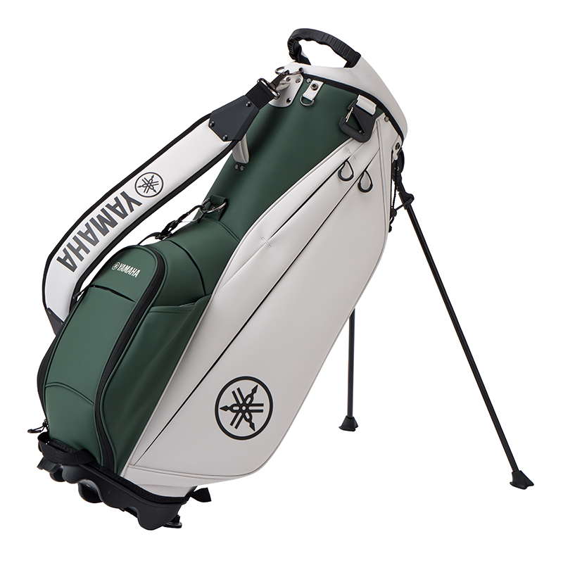 レギュラースタンドキャディバッグ オフホワイト×グリーン | ヤマハ