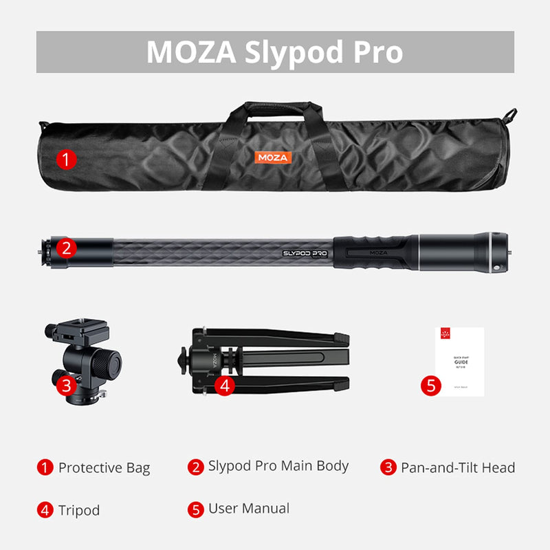 MOZA Slypod Pro | Redefined 3-In-1 Monopod