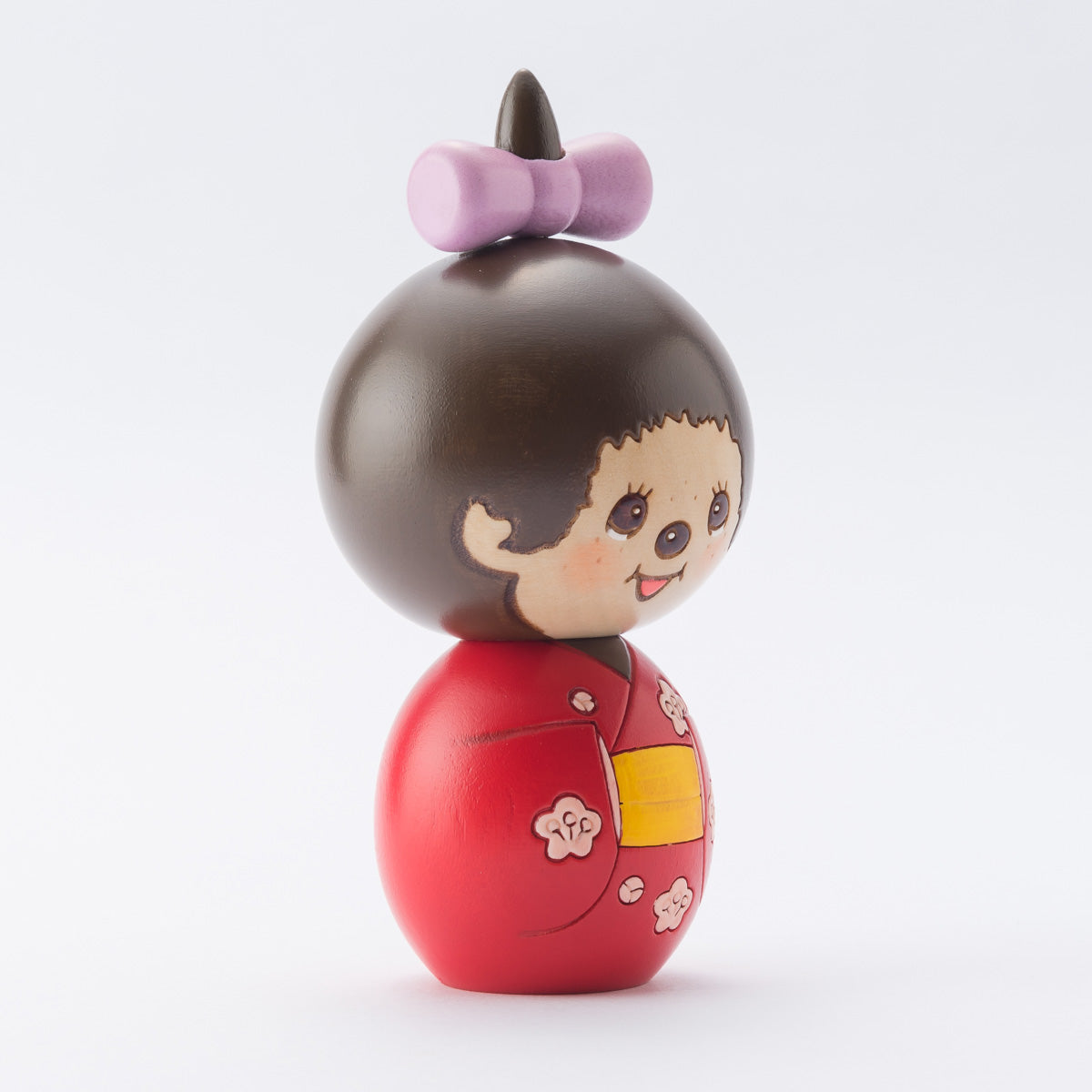 モンチッチこけし [モンチッチちゃん着物ver.] by 卯三郎こけし