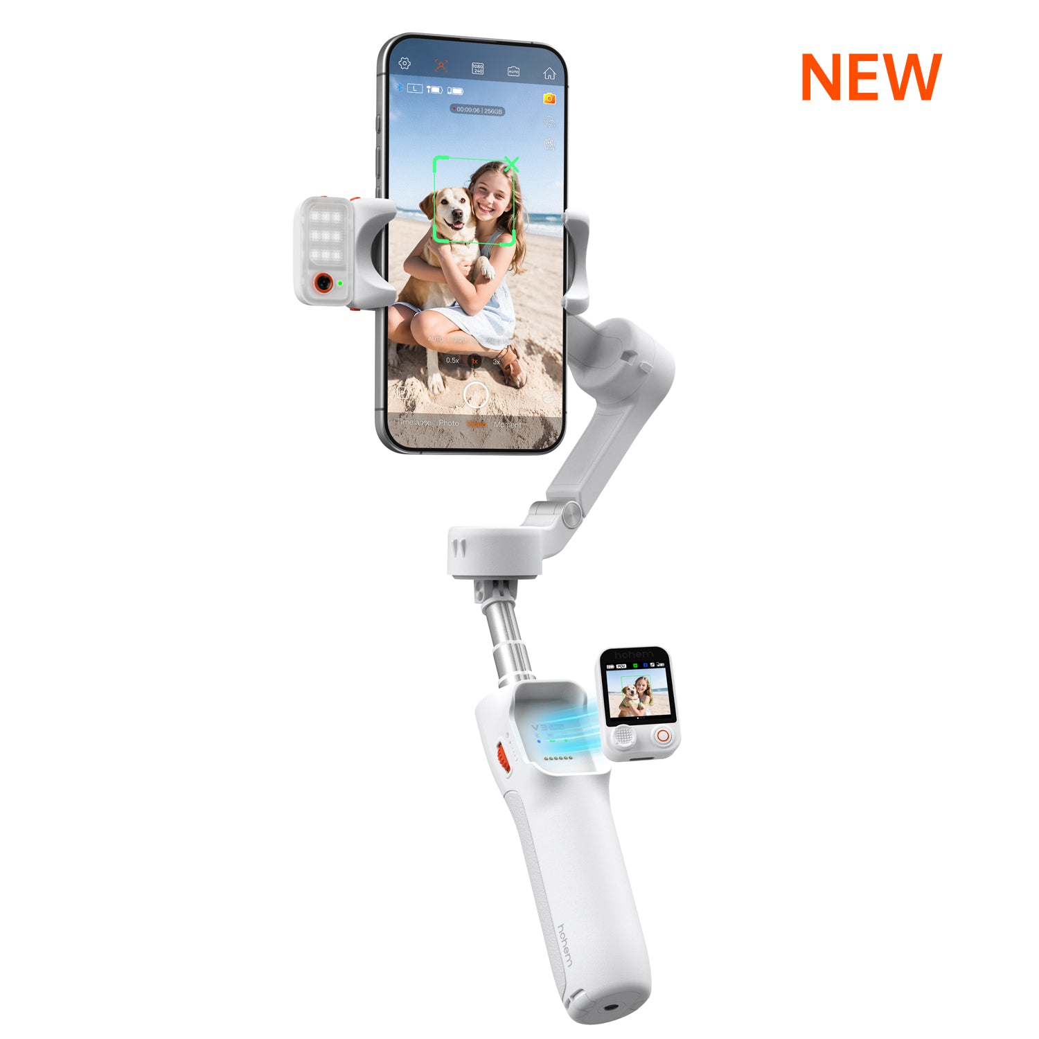Hohem iSteady V3 Ultra | Advanced AI Phone Gimbal