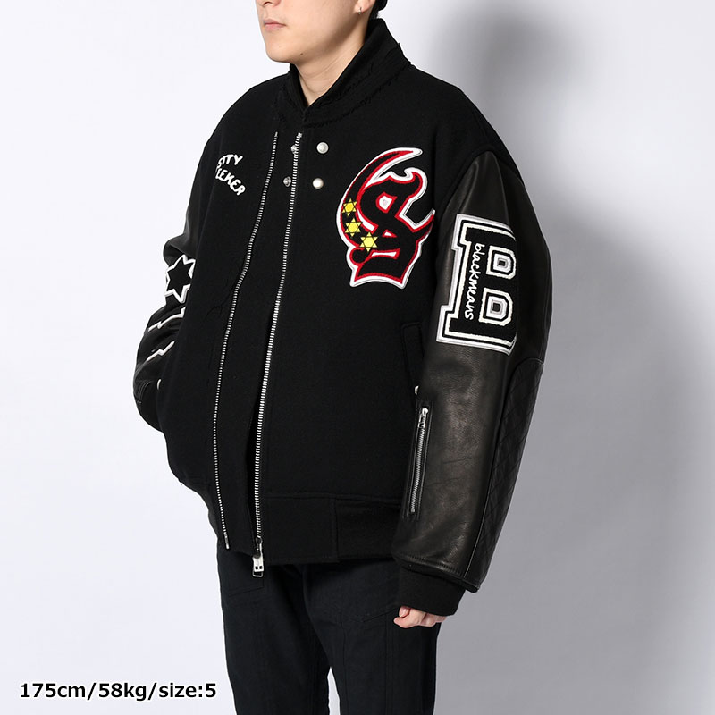 STADIUM JACKET -BLACK/BLACK- | IN ONLINE STORE