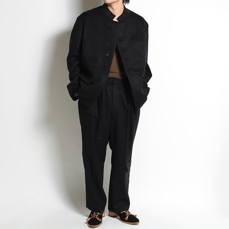 MAO COLLAR JACKET -BLACK- | IN ONLINE STORE