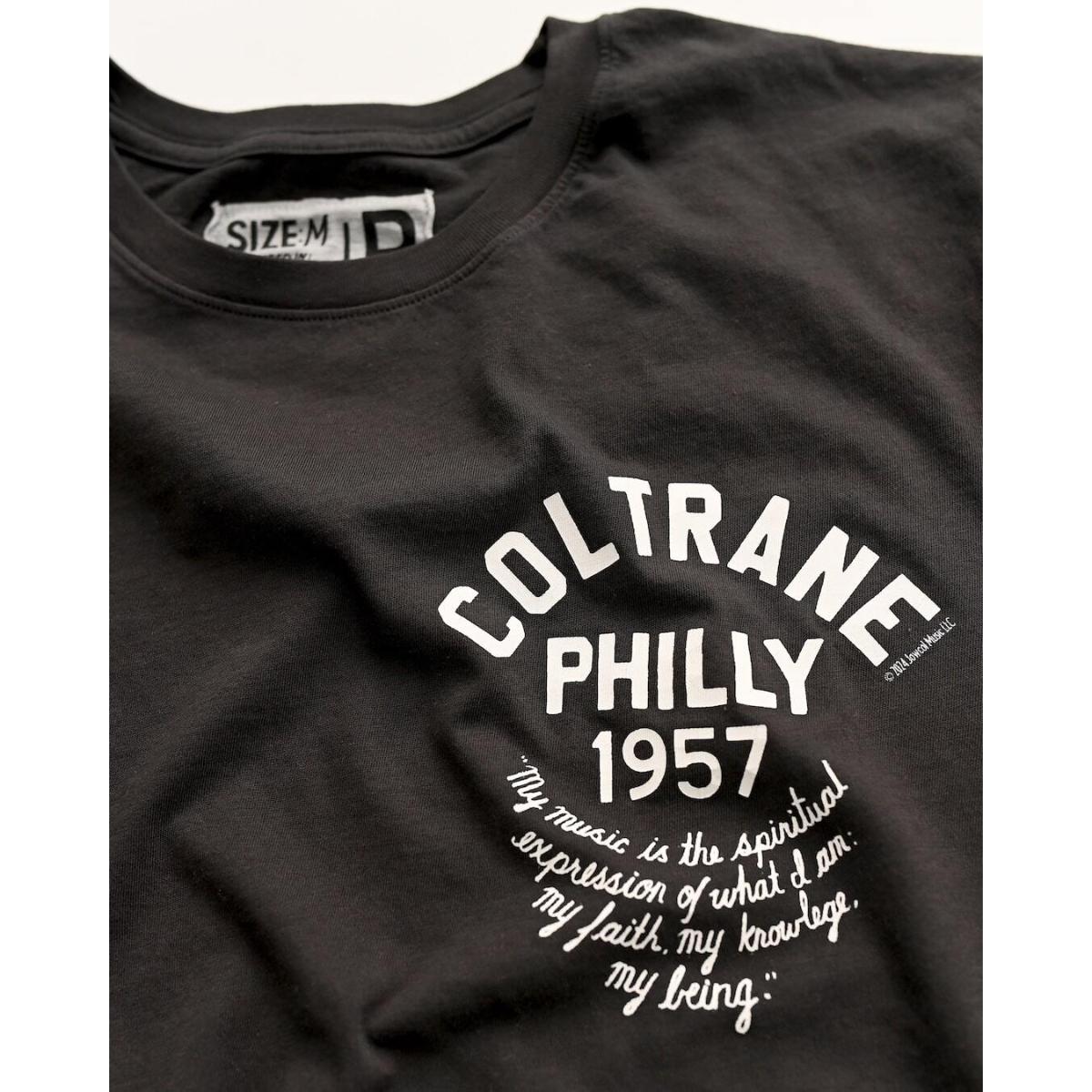 Coltrane Philly 1957 Vintage Black Cotton Tee – John Coltrane
