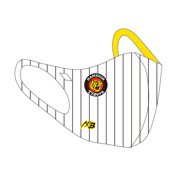 アウトレット】阪神タイガース × XB マスク ブラックストライプ(M