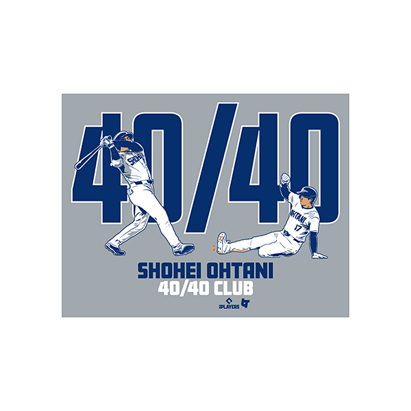 大谷翔平 SHOHEI OHTANI 「40-40」ステッカー(青): 野球｜【公式】J