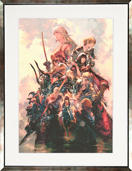 ファイナルファンタジーXIV 複製原画『紅蓮の群像』 | スクウェア