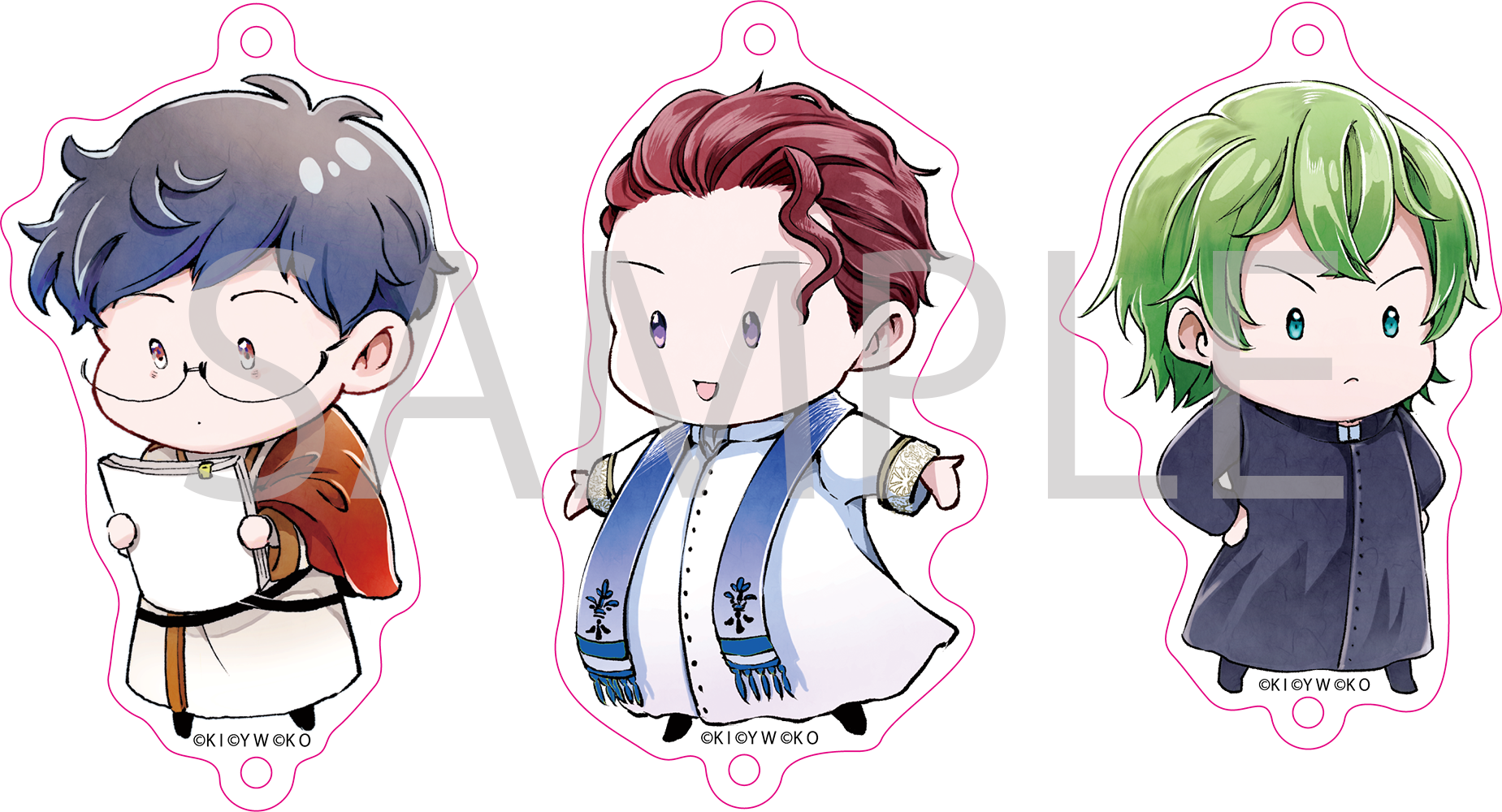 会場先行】「異世界の沙汰は社畜次第」つながるアクリルキーホルダー A