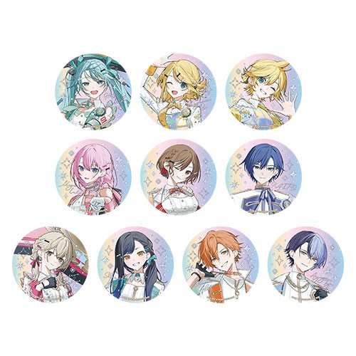 プロジェクトセカイ 5th Anniversary 感謝祭』オーロラ箔押し缶バッジ