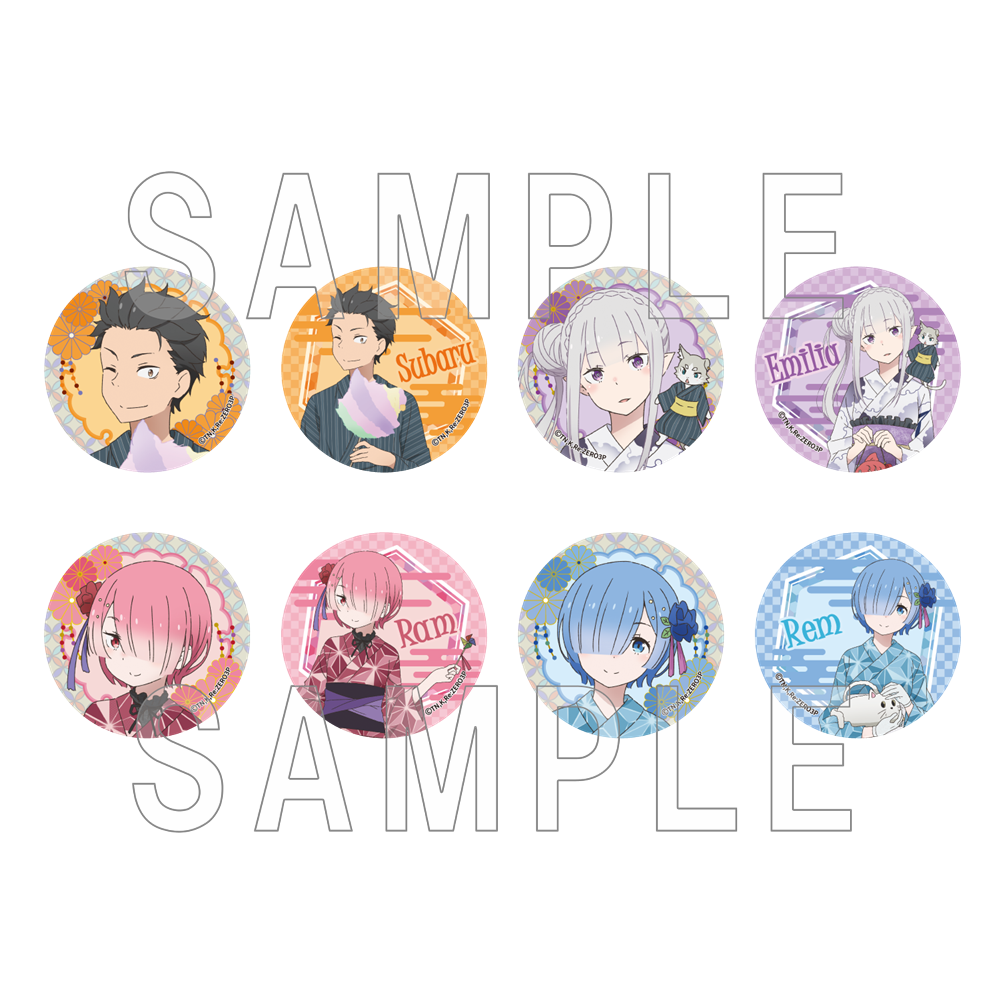 リゼロ ラインハルト 異世界学園生活 ハート缶バッジ 60点 リゼロ