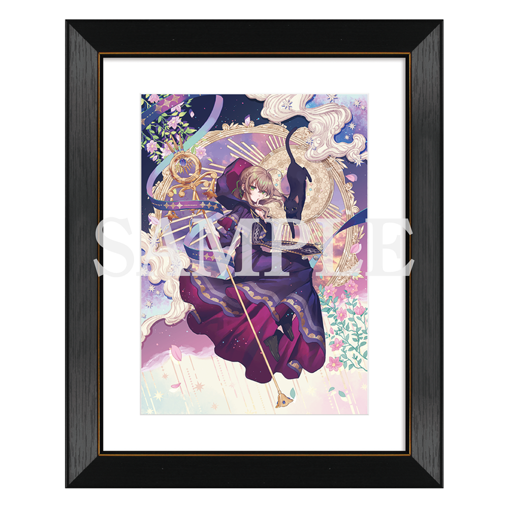 サイレント・ウィッチ くじ引き堂 S賞 布ポスター 描き下ろし b TV