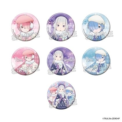 Re:ゼロから始める異世界生活」トレーディングきらきら缶バッジ Winter