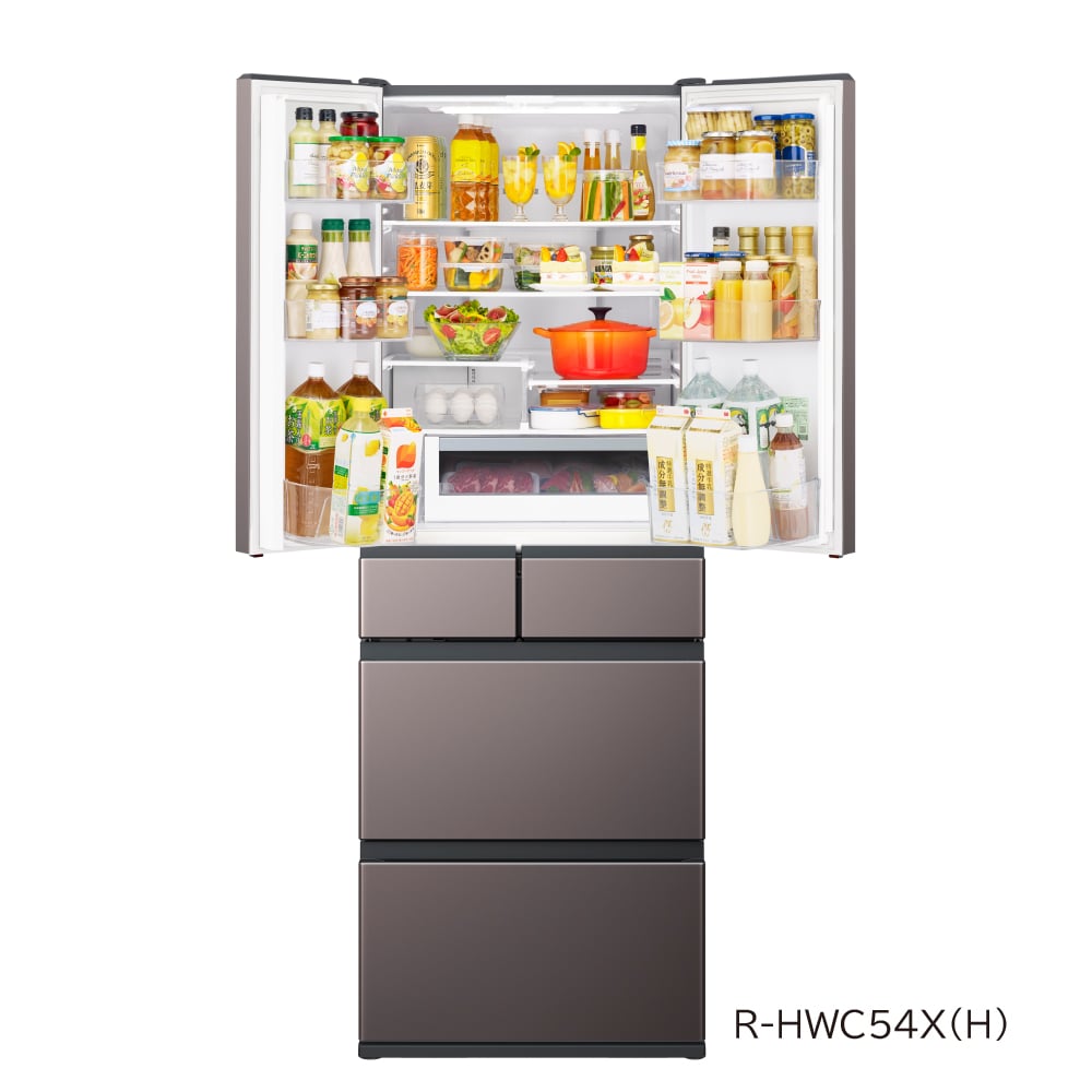 冷蔵庫（540L） R-HWC54X N(ライトゴールド): キッチン家電/日立の家電
