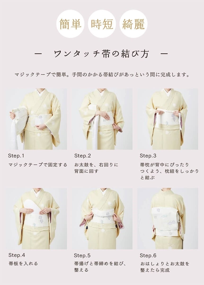 ワンタッチ帯加工 二重太鼓「お手持ちの帯」 | 加工オプション