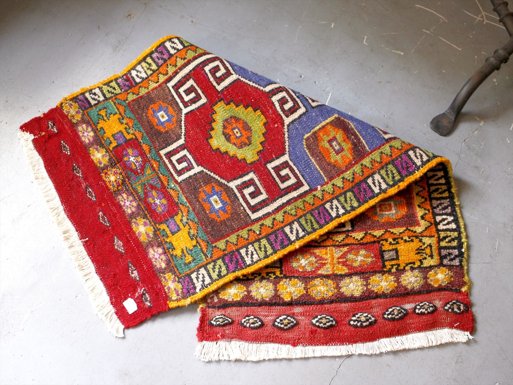 貴重／クラシカル116×211キャラメルココアリッチトルコヴィンテージラグ