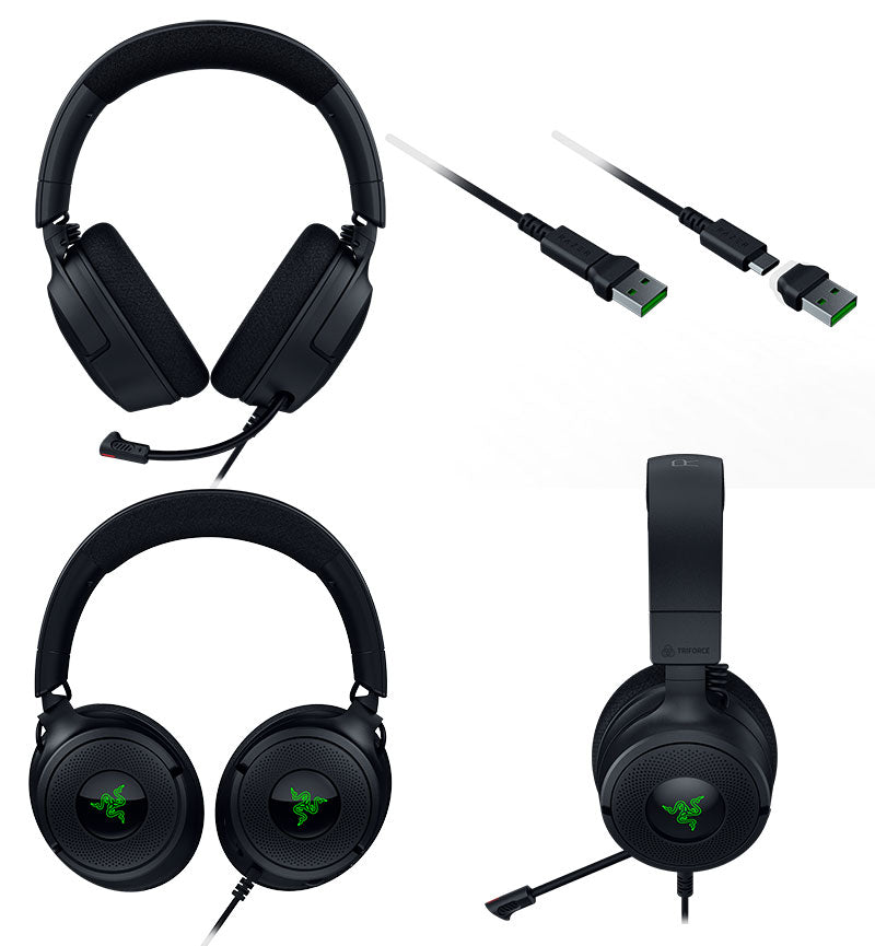 Razer Kraken V4 X Razer Chroma RGB 対応 有線 ゲーミング ヘッド