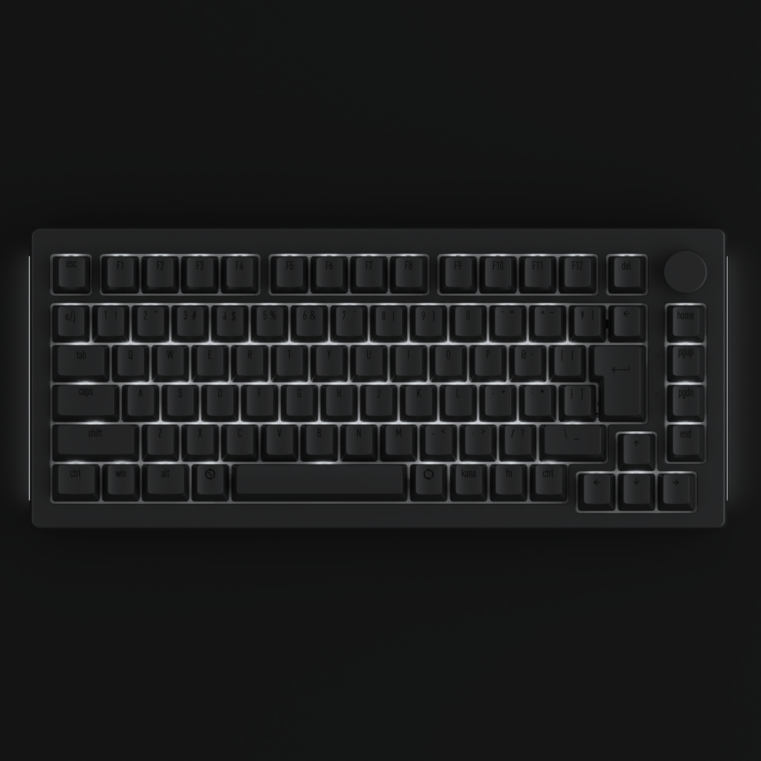 Akko 5075S HE JP Dark Night 75% 日本語JISキー配列 有線8000Hz