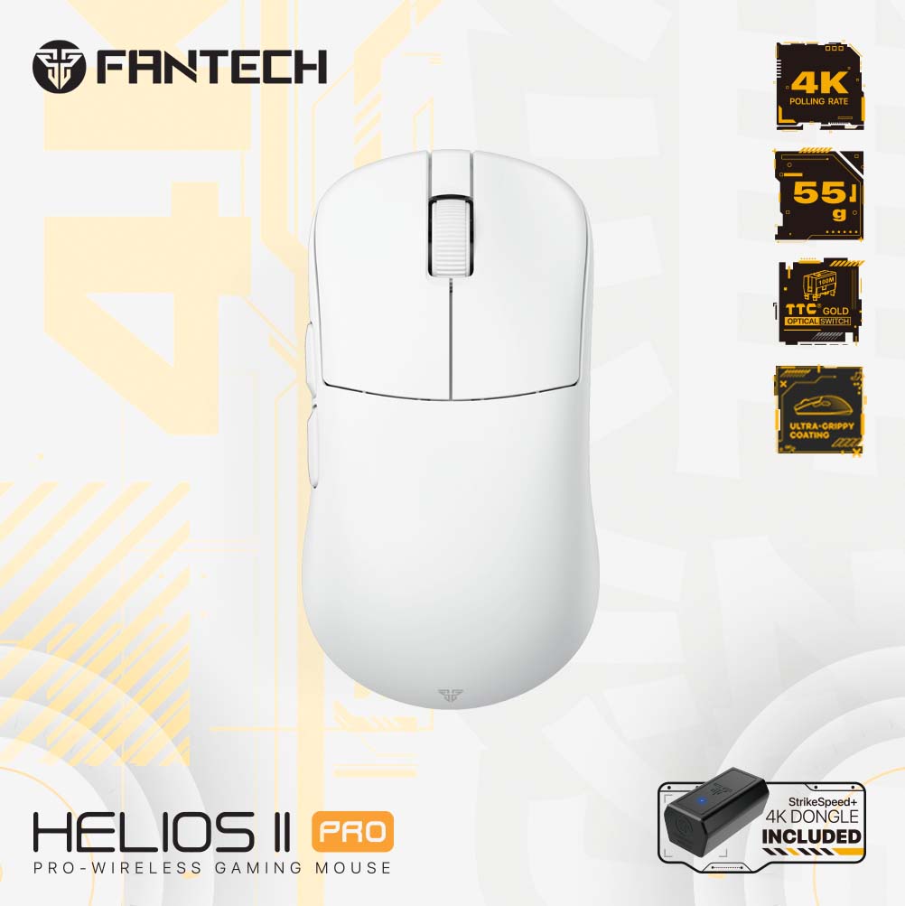 Fantech HELIOS Ⅱ PRO 4K 超軽量 55g ワイヤレス ゲーミングマウス 4k