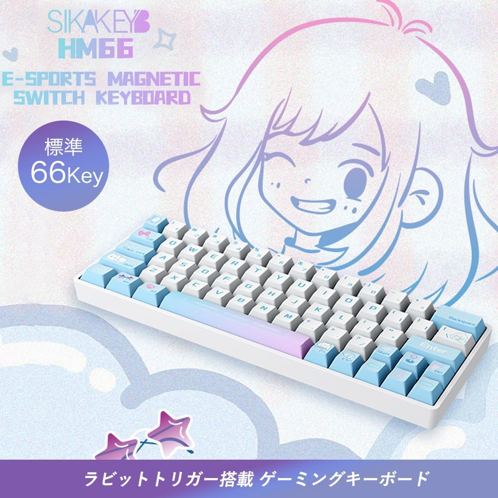 Sikakeyb Castle HM66 60% US配列 有線 8000Hz ラピッドトリガー対応