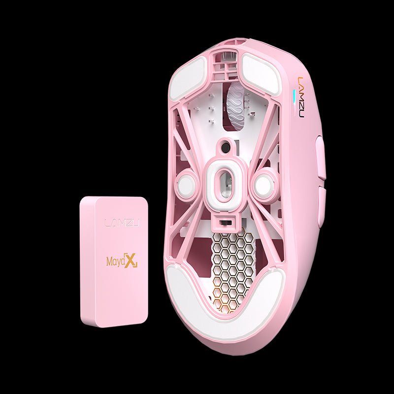 LAMZU Maya X 8Kレシーバー付属 超軽量 約47g ワイヤレスゲーミング