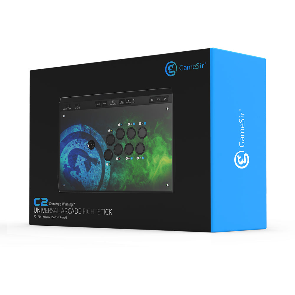 GameSir C2 アーケードコントローラー 有線 三和電子製ボタン PS4