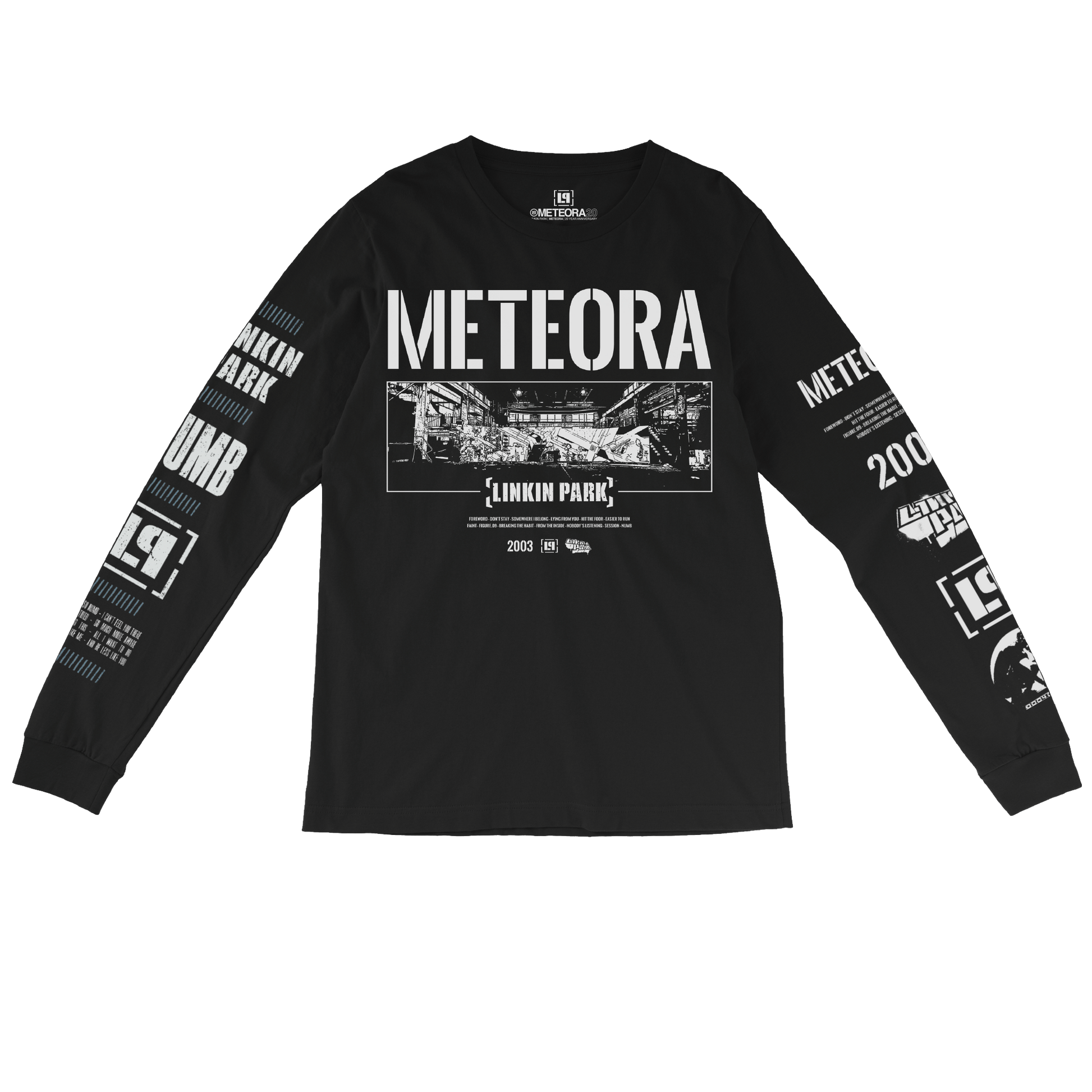 Meteora Wall Art Black Long Sleeve – Linkin Park Store