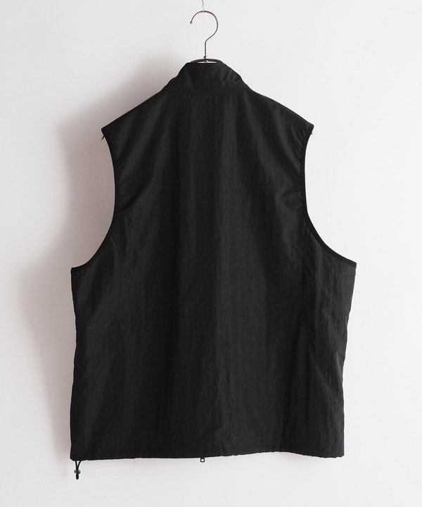 JUST PLAY】ワッシャーポリエステルタフタベスト｜メンズファッション