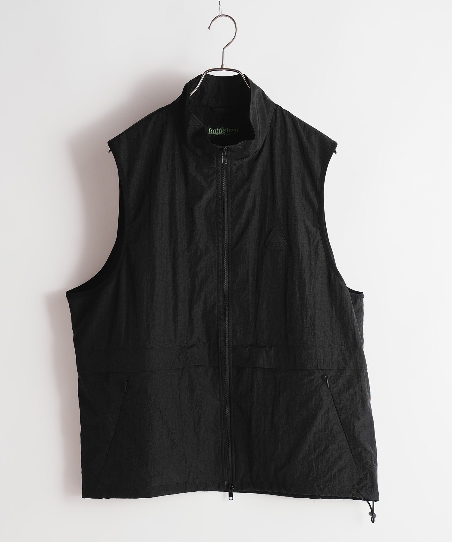 JUST PLAY】ワッシャーポリエステルタフタベスト｜メンズファッション