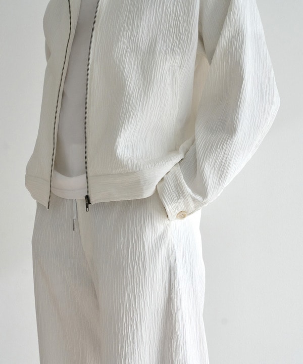 WEB限定/オーバーサイズ/セットアップ対応】 ランダムプリーツジップ