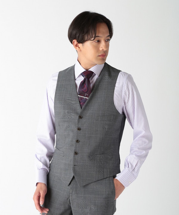 TWグレンチェックベスト（スリーピース対応）｜メンズファッション通販