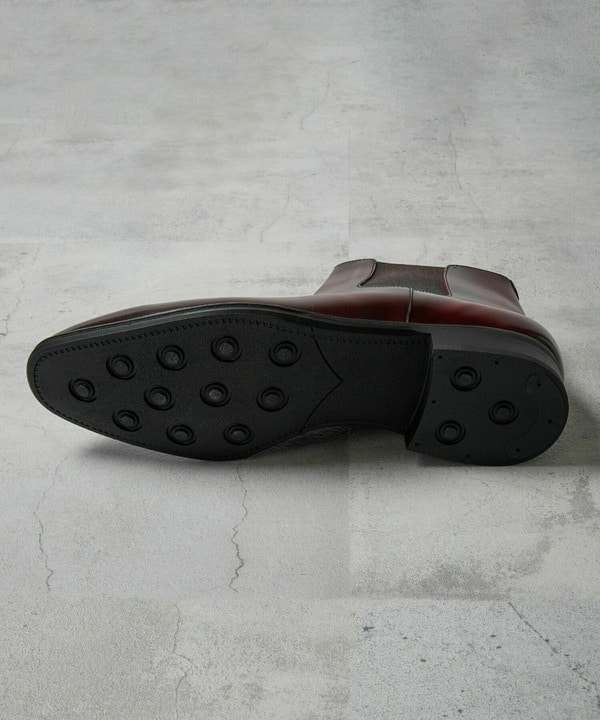 サイドゴアリアルレザーショートブーツ｜メンズファッション通販 MEN'S