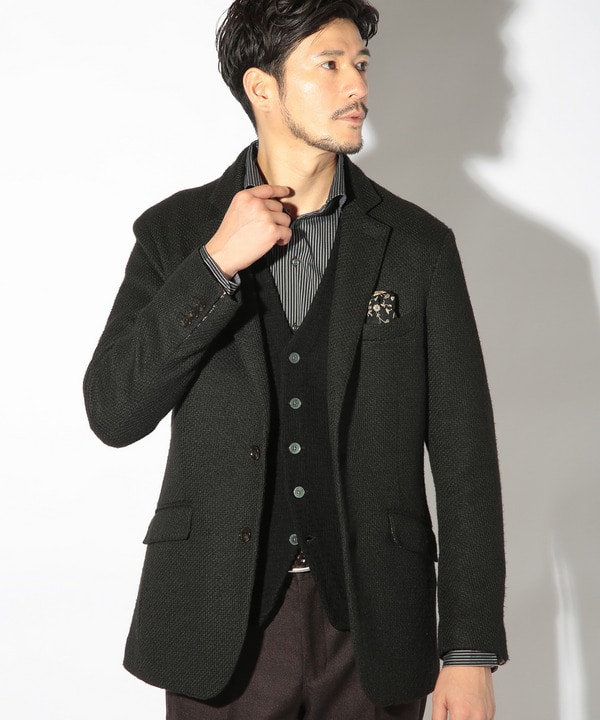 ウール混ハイゲージニットベスト｜メンズファッション通販 MEN'S BIGI