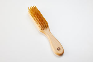 別府つげ工芸 つげブラシ5列 大 – わたしの名品帖