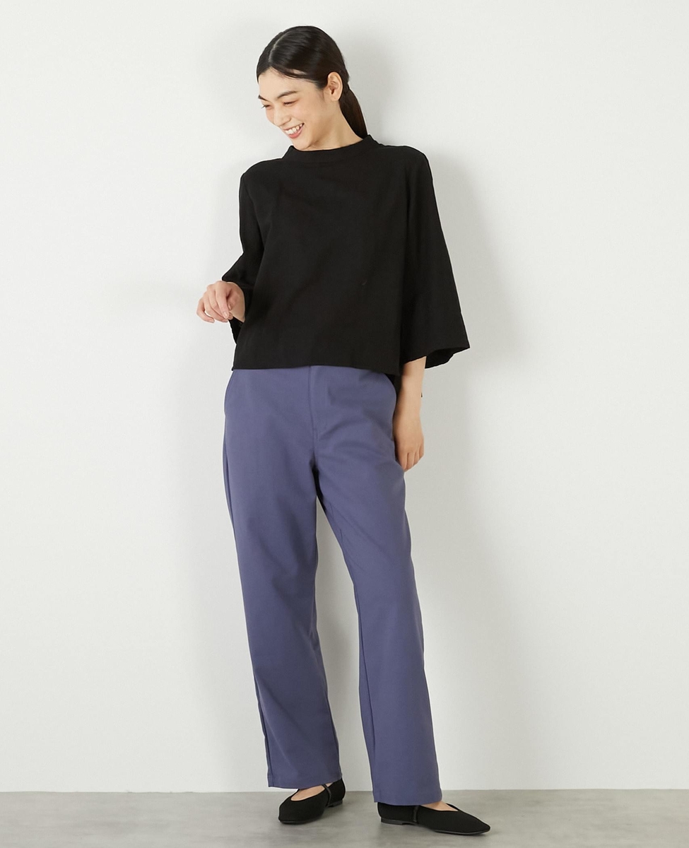 TCツイルストレッチストレートパンツ】｜MELROSE CLAIRE（メルローズ