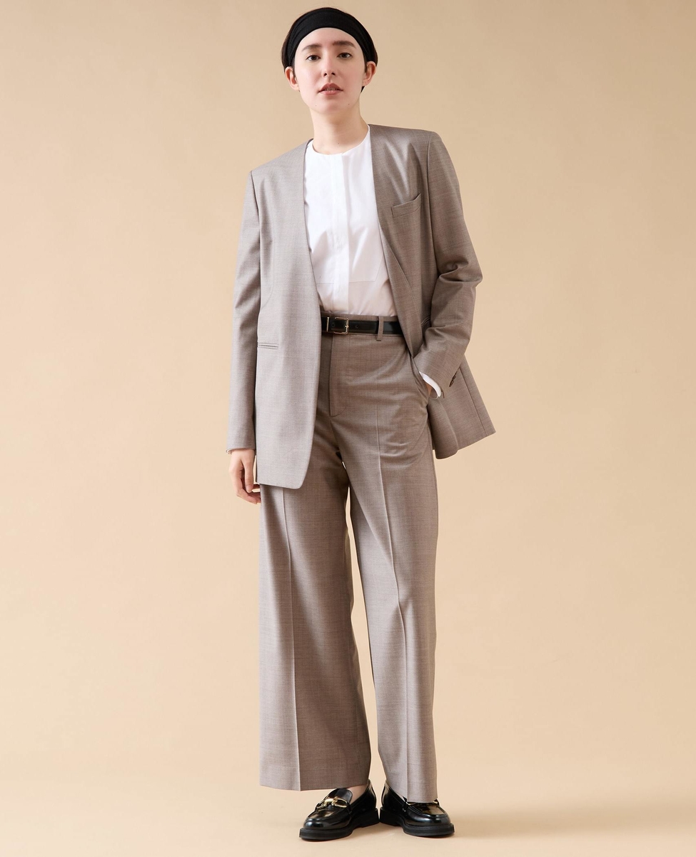 ESSENTIAL ワイドパンツ（セットアップ可）｜martinique