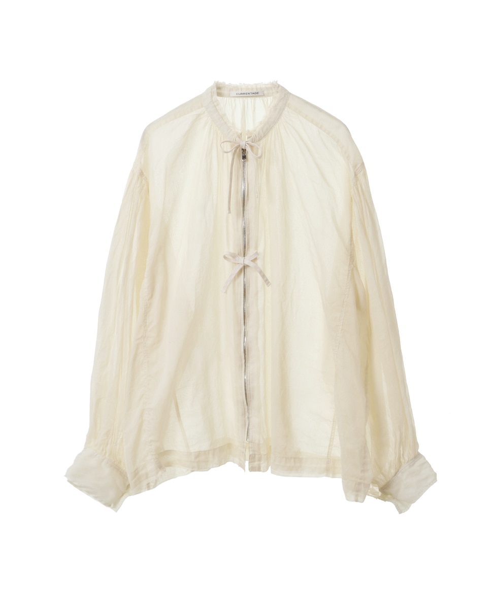 CURRENTAGE/カレンテージ】Mounted Smock Shirt｜martinique