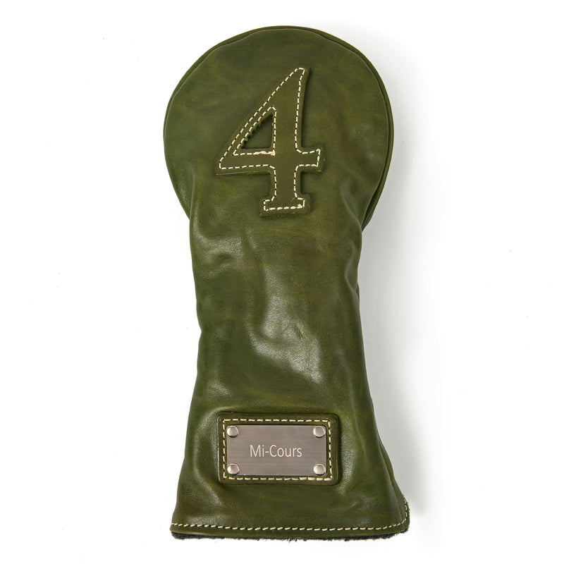 イタリアンレザー・フェアウェイウッド用ゴルフヘッドカバー – Mi
