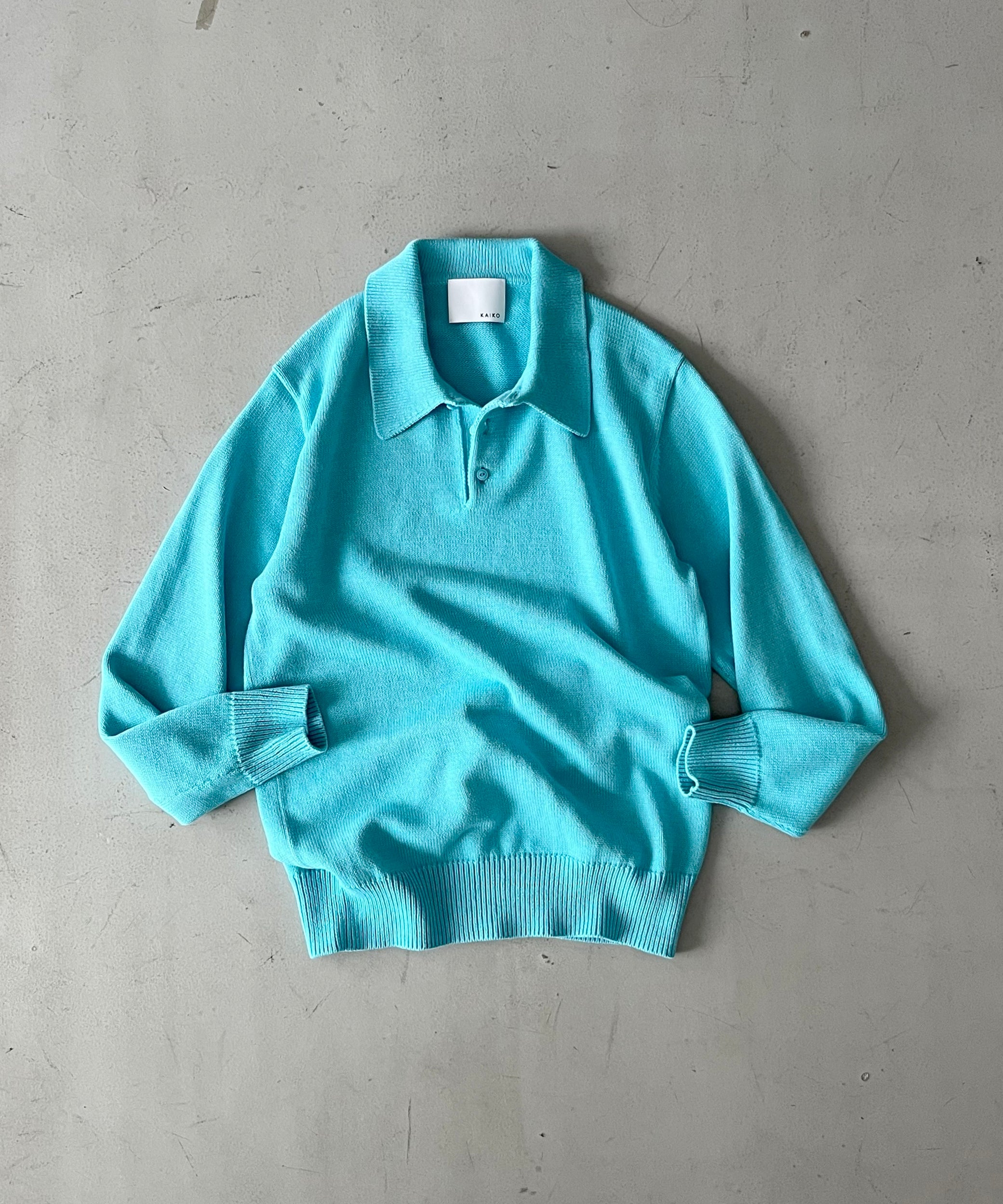 KAIKO【カイコー】Knit polo shirt 