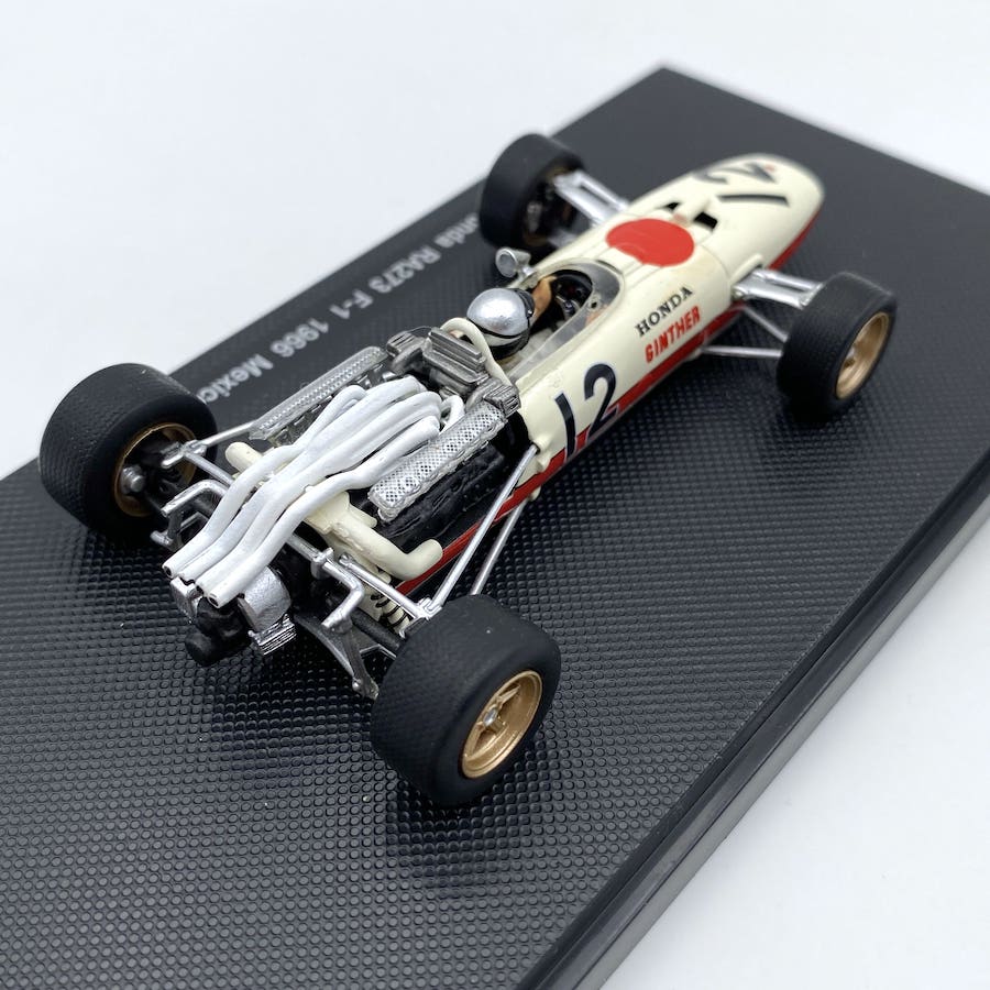 Modellino F1 Ebbro 1/43 Honda RA273 Mexico GP 1966 #12 R. Ginther