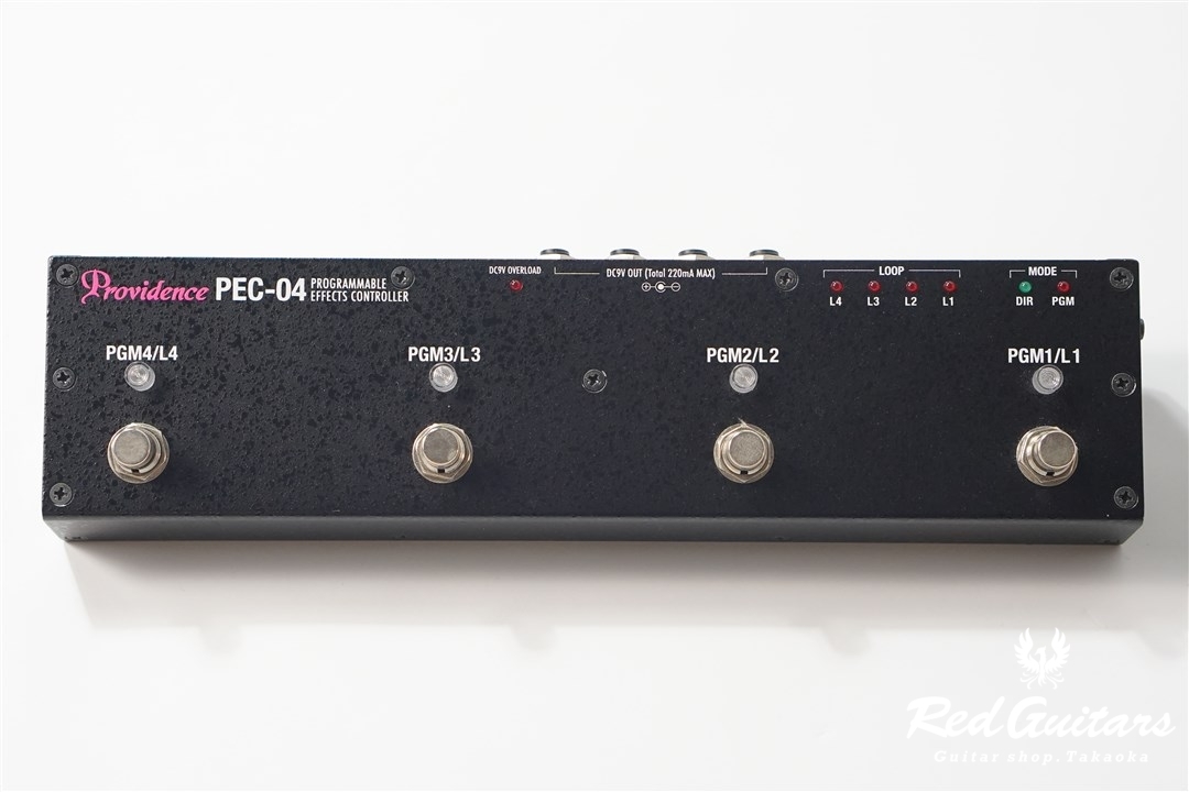 Providence PEC-04 Programmable Effects Controller | Red Guitars