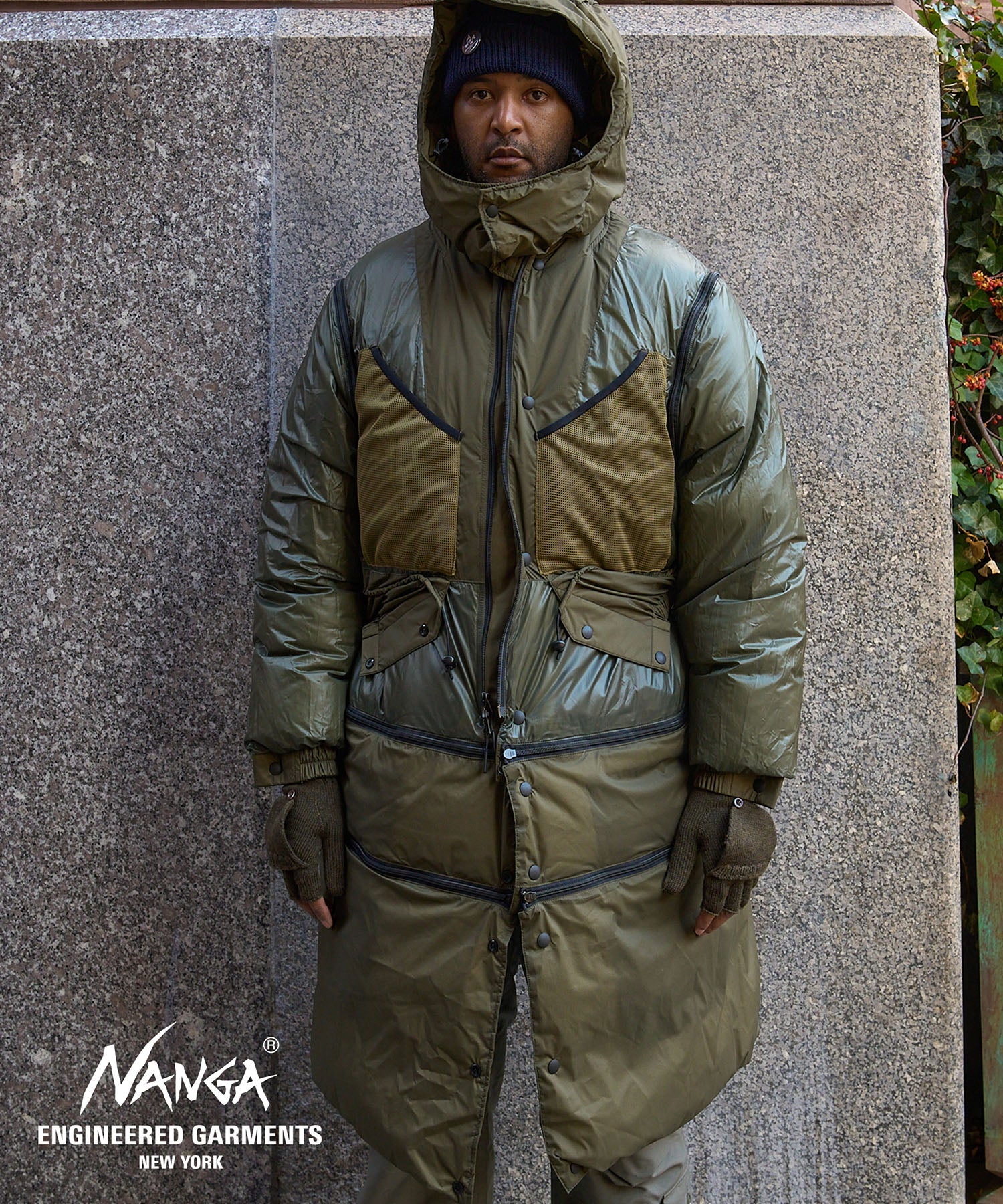 NANGA×ENGINEERED GARMENTS Detachable Down Coat – NANGA ONLINE SHOP
