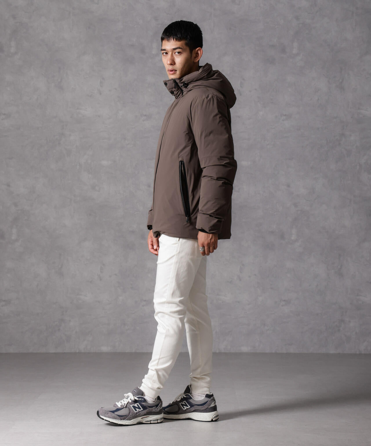 西川ダウン(R)」スポーティー フード ダウン