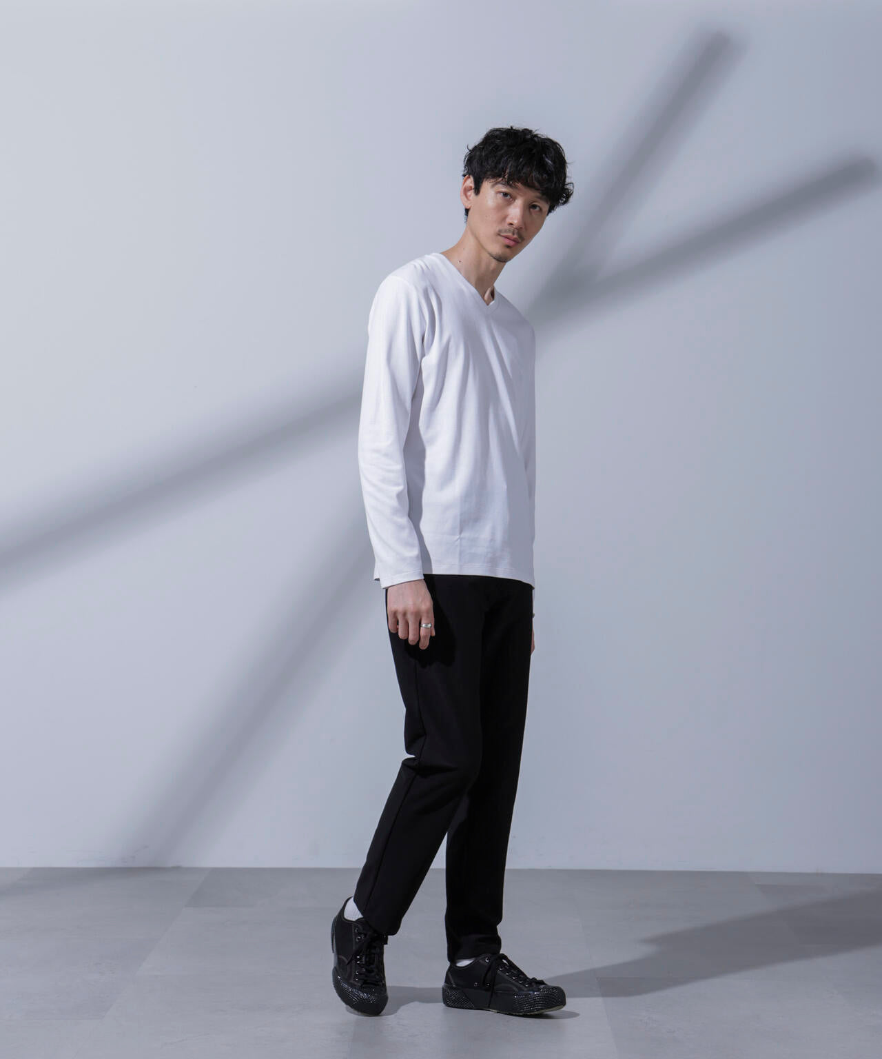 Anti Soaked(R)(アンチソーキッド) 汗染み防止 Vネック Tシャツ