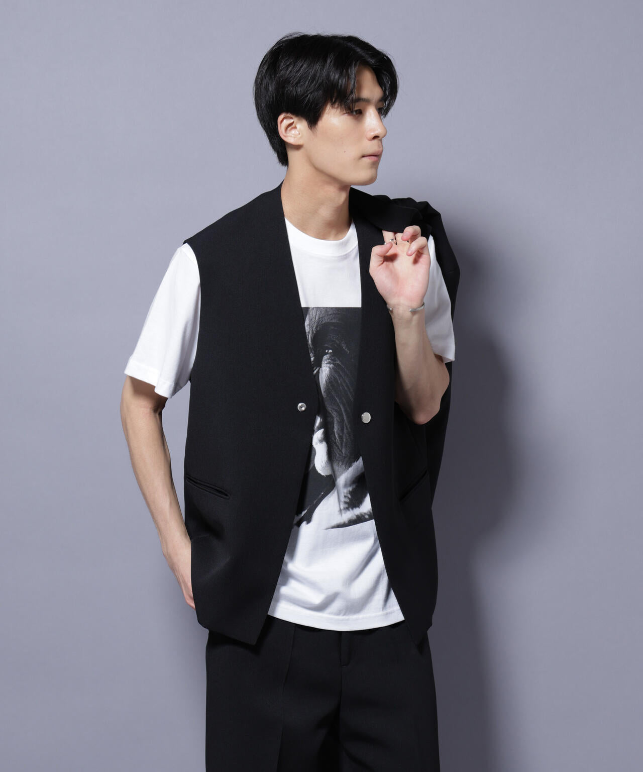 Reflax(R) ダブルクロスウェザーベスト (セットアップ可)