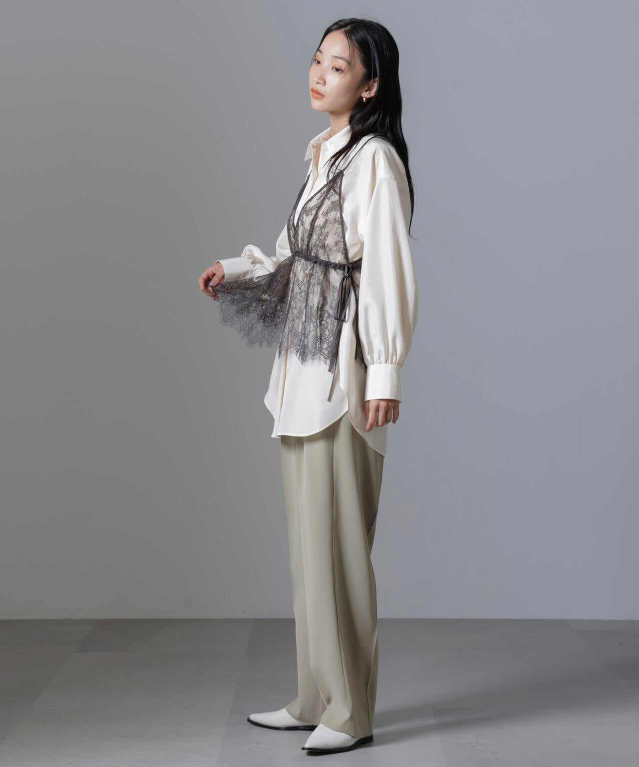 レース キャミ ブラウス